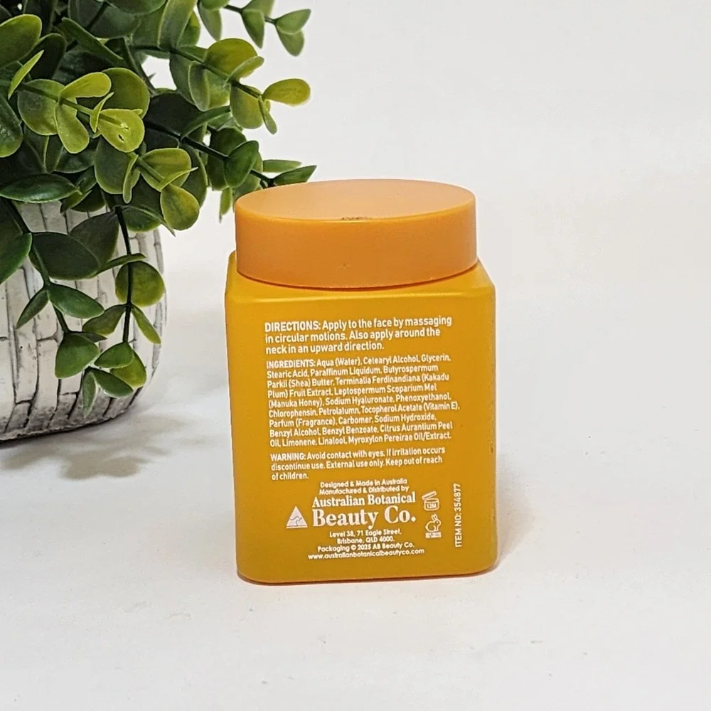 Stella & Cove Vitamin C With Manuka Honey & Hyaluronic Acid Face Cream 3.38 oz